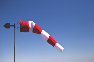 airport windsock drooping