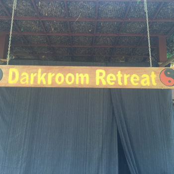 Darkroom Retreat Sign