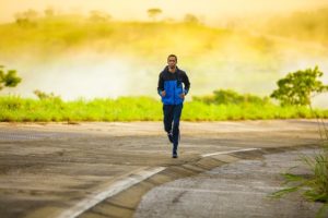 Image of man jogging