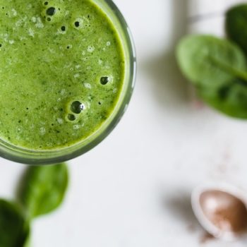 Picture of a green smoothie.