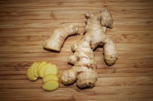 A tea made of a few slices of fresh ginger is a great way to hydrate and help a cold.