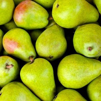 fresh green pears